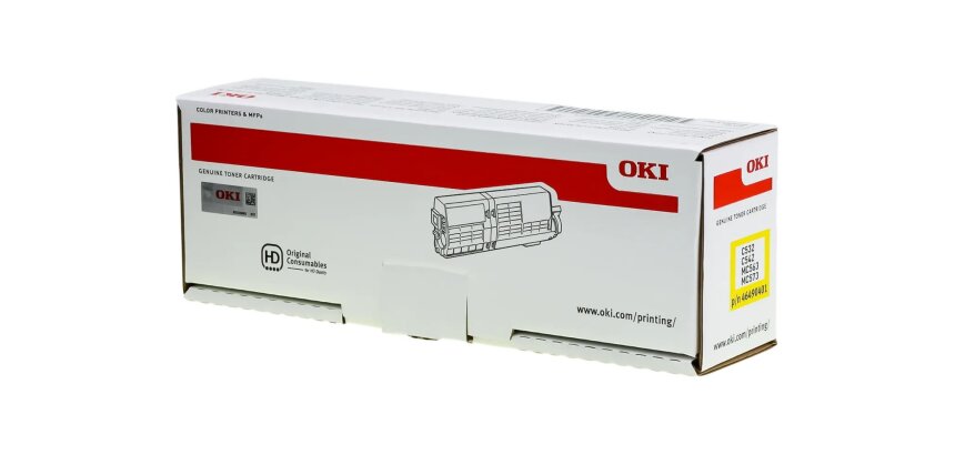 OKI - yellow - original - toner cartridge