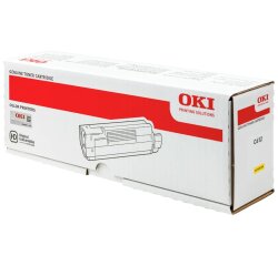 OKI - jaune - original - cartouche de toner