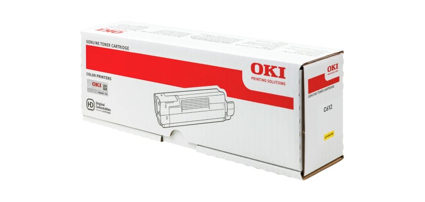 OKI - yellow - original - toner cartridge