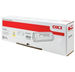 46443101 OKI C833DN Toner JauneLOW Haute Capacité   10.000Pages Haute Capacité