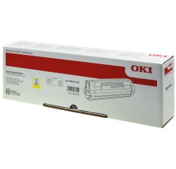 OKI - jaune - original - cartouche de toner