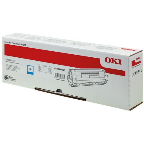 OKI - haute capacité - cyan - original - cartouche de toner