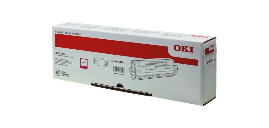 OKI - haute capacité - magenta - original - cartouche de toner