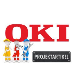 OKI - jaune - original - cartouche de toner