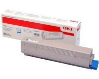 OKI - cyan - original - toner cartridge