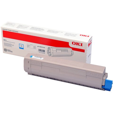 OKI - cyan - original - toner cartridge