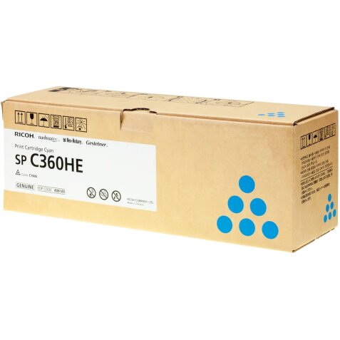 Ricoh SP C360HE - cyaan - origineel - tonercartridge