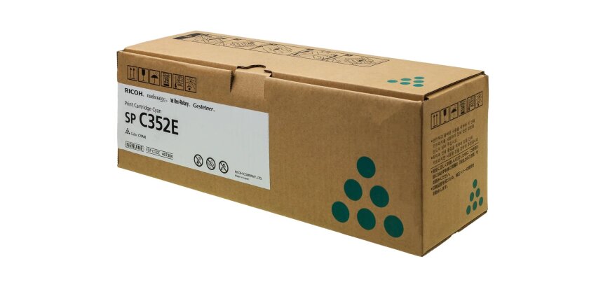 Ricoh SP C352E - cyan - original - toner cartridge