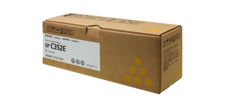 Ricoh SP C352E - yellow - original - toner cartridge