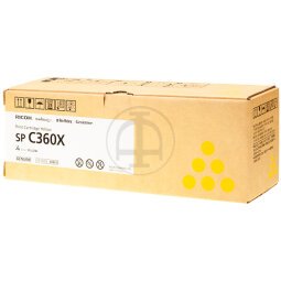 Ricoh SP C360X - geel - origineel - tonercartridge