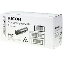 408294 RICOH SP230DNW Toner Noir Haute Capacité   Type SP230H 3000Pages Haute Capacité