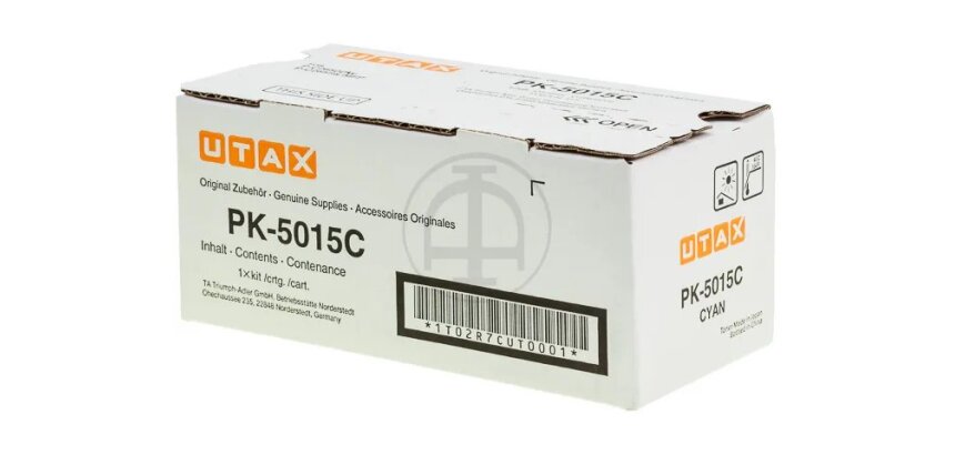 1T02R7CUT0 UTAX PC2650DW Toner Cyan  3000Pages PK5015C