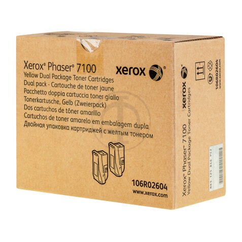 Xerox Phaser 7100 - pack de 2 - haute capacité - jaune - original - cartouche de toner