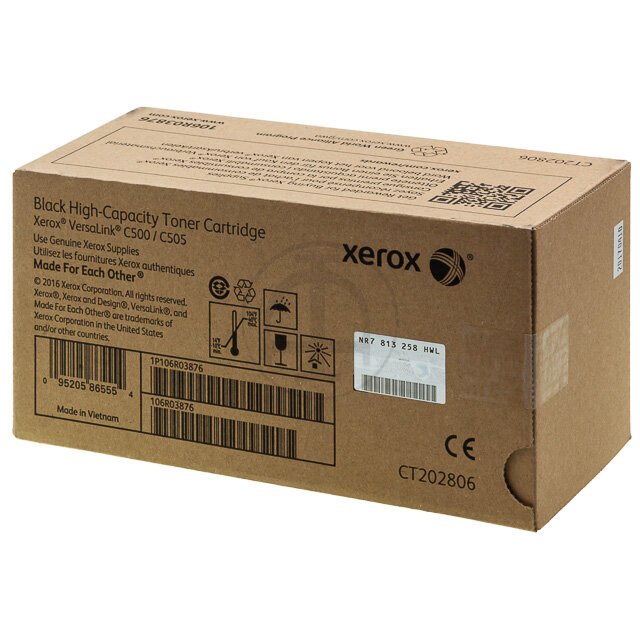 Xerox 106R03876  Xerox Cartouche de toner Noir VersaLink C500