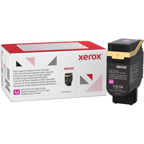 Xerox Cartouche de toner Magenta de Grande capacité Imprimante couleur ® C410?/?multifonctions ® VersaLink® C415 (7000 pages) - 006R04687