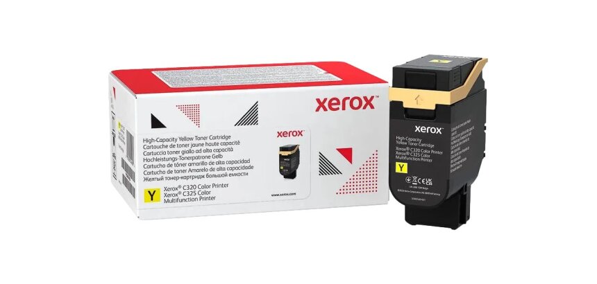 High-capacity separate color toners for Xerox C320/C325 laser printer