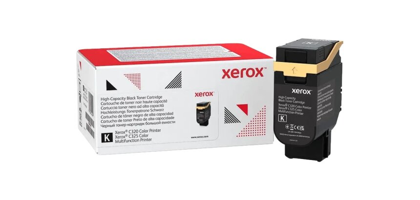 Xerox High Capacity Black Toner C320/C325 006R04831 for laser printer