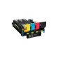 Lexmark - yellow, cyan, magenta - printer imaging kit - LCCP, LRP