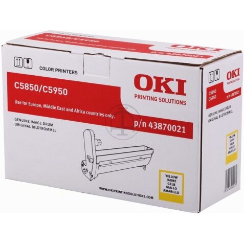 43870021 OKI C5850 Drum GeelLOW  20.000pag.