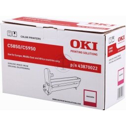 43870022 OKI C5850 Drum Magenta  20.000Pages