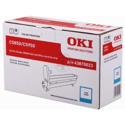 43870023 OKI C5850 Drum Cyan  20.000pag.