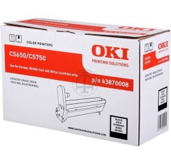 43870008 OKI C5650 Drum Noir  20.000Pages