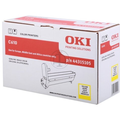 44315105 OKI C610 Drum YellowLOW  20.000Pages