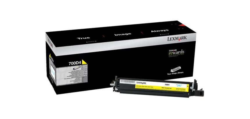 Lexmark 700D4 - yellow - original - developer kit - LCCP