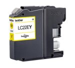 Brother LC-22EY - geel - origineel - inktcartridge