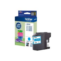 LC221C BROTHER MFCJ880DW Ink CYAN  260Pages