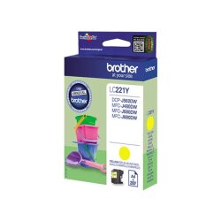 LC221Y BROTHER MFCJ880DW Ink YELLOW  260Pages