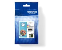 Brother cartouche d'encre, 750 pages, OEM LC-424VAL, 4 couleurs