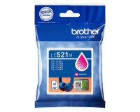 Brother lc521m genuine ink cartridge - magenta