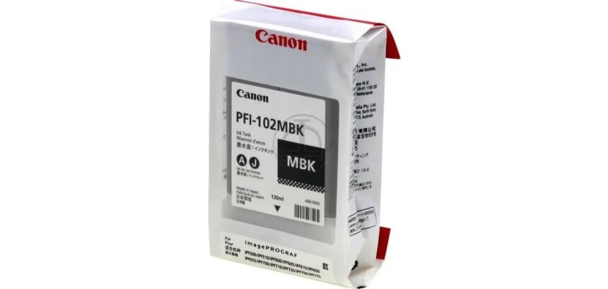 PFI102MBK CANON IPF500 Ink MATT BLACK  0894B001 130ml