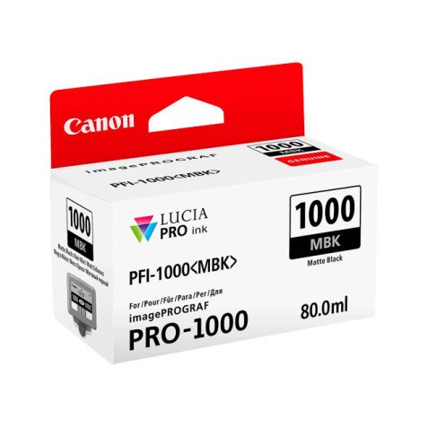 Canon PFI-1000 MBK - matzwart - origineel - inkttank