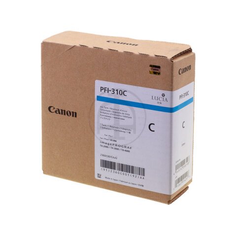 Canon PFI-310 C - cyan - original - ink tank