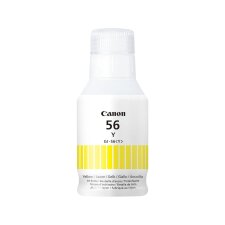 Canon bouteille d'encre gi-56 jaune pour maxify