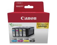 Canon PGI-1500 BK/C/M/Y Pack cartouches 4 couleurs pour imprimante jet d'encre