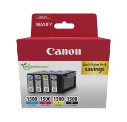 Canon PGI-1500 BK/C/M/Y Pack cartridges 4 kleuren voor inktjetprinter