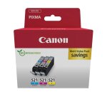 Canon 2934B016 inktcartridge 3 stuk(s) Origineel Cyaan, Magenta, Geel