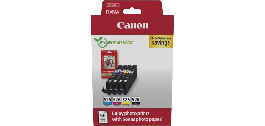Canon 4540B019 inktcartridge 4 stuk(s) Origineel Zwart, Cyaan, Magenta, Geel