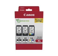 Canon cartouche d'encre 2 x PG-545XL + 1 x CL-546XL, 300 - 400 pages, OEM 8286B013, 4 couleurs