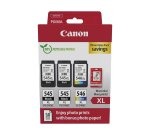 Canon Foto Value Pack 2 x PG-545XL + 1 x CL-546XL, 300 - 400 Seiten, OEM 8286B015, 4 Farben