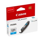 Canon ink cartridge CLI-531, 515 pages, OEM 6119C001, cyan