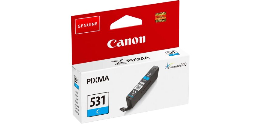 Canon cartouche d'encre CLI-531, 515 pages, OEM 6119C001, cyan