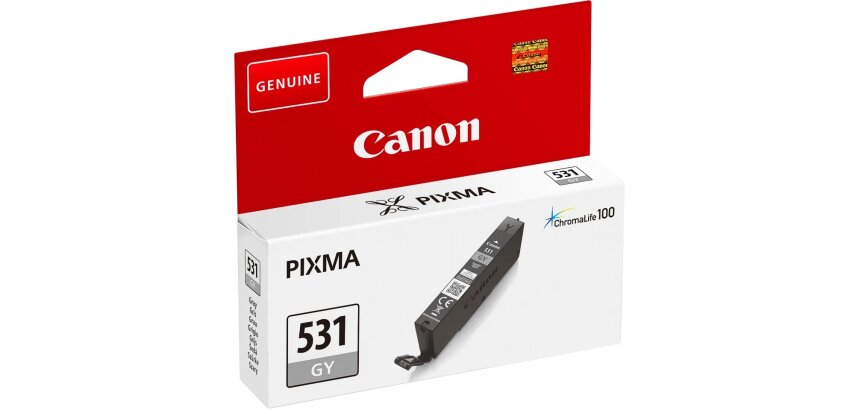 Canon cartouche d'encre CLI-531, 515 pages, OEM 6122C001, gris