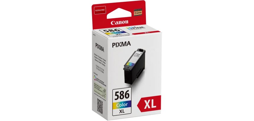 Canon cartouche d'encre CL-586XL, 300 pages, OEM 6226C001, 3 couleurs