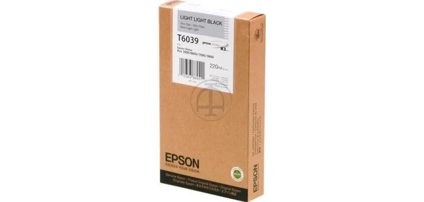 Epson T6039 - heel licht zwart - origineel - inktcartridge