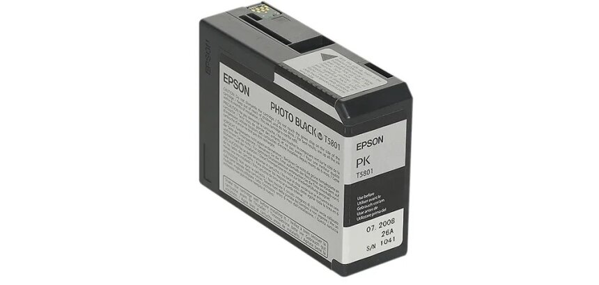 Epson T5801 - photo black - original - ink cartridge