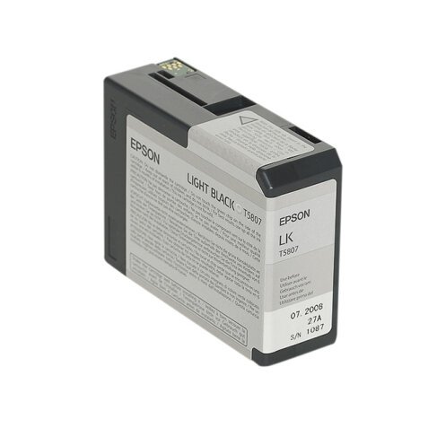 Epson T580 - lichtzwart - origineel - inktcartridge